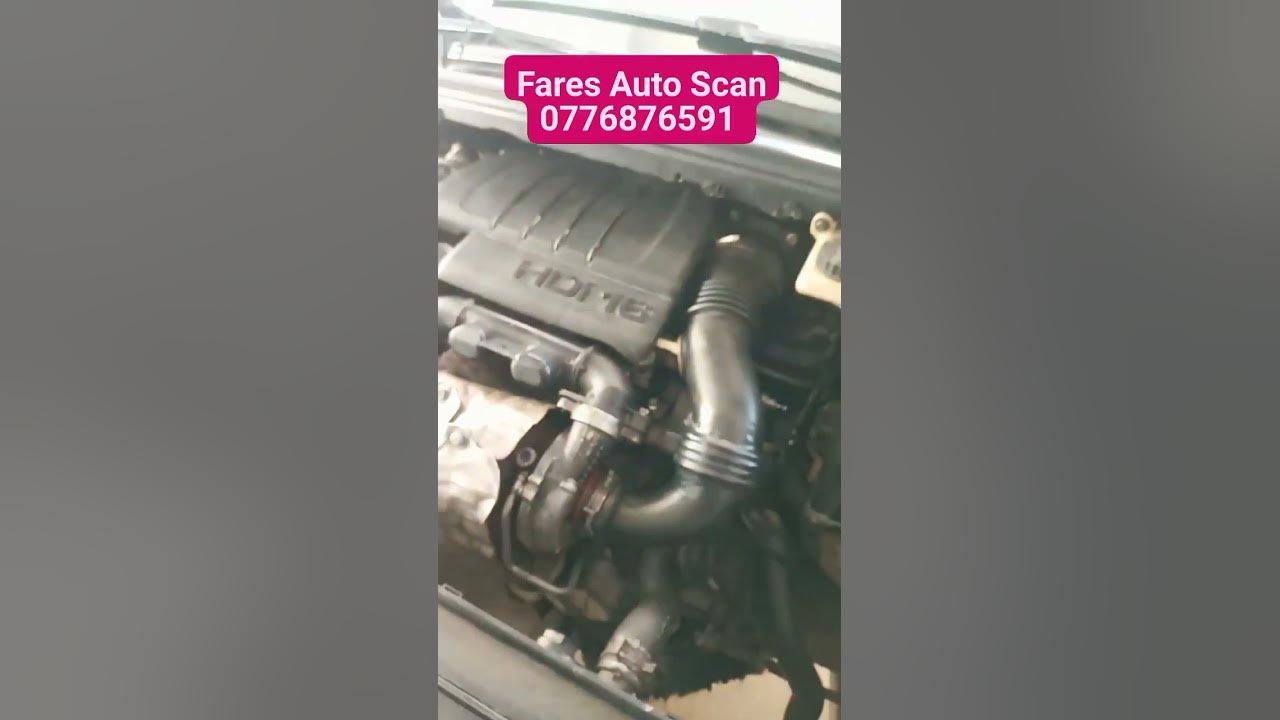 Problème tirage et fumé noir Peugeot 308 110cv 9HY عطل دخان أسود و نقص تراج YouTube