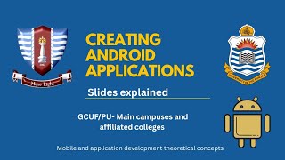 Creating android applications | BSCS/IT/SE