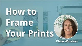 How to Frame Your Prints
