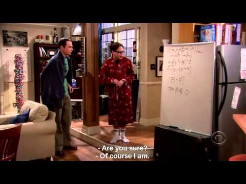 The Big Bang Theory 1x5 | Incorrect Equation
