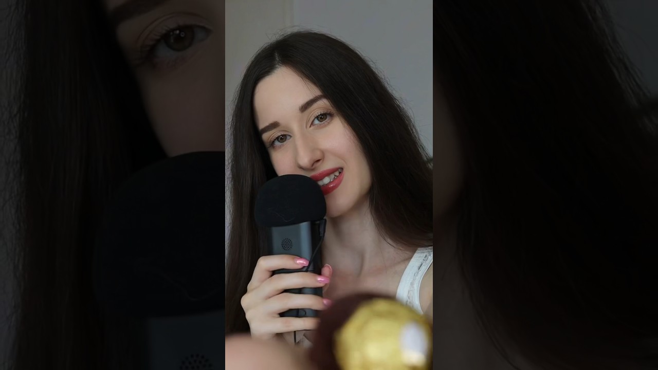 ASMR eating sounds | Wir essen eine Praline zusammen 🍬 