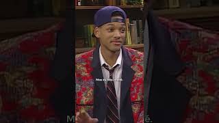 Pelo look, Will Smith foi aprovado em publicidade na faculdade. 👁️👄👁️#UmMalucoNoPedaço #willsmith