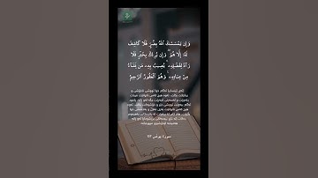 أجمل حالات واتس اب دينية❤️ قرآن كريم🧡 {وإن يمسسك الله بضر فلا كاشف له إلا هو} حياة القلوب🤍🕊️