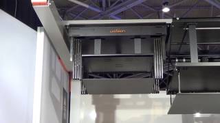 Unitech Systems PLCV2 projector ceiling lift at ISE 2013