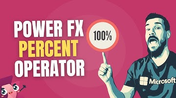 Percentage (Percent - %) | Operator | Power Fx | Copilot Studio - Power Apps