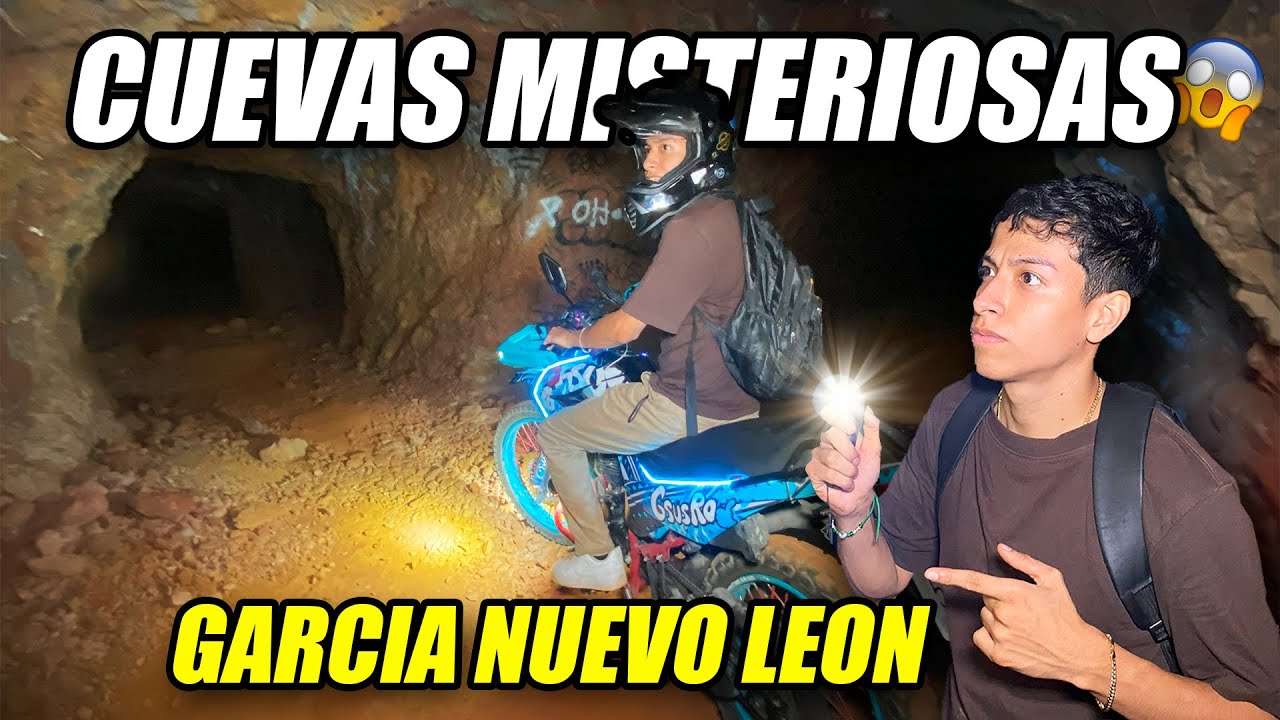 Exploramos CUEVAS donde puedes ENTRAR en MOTO en García Nuevo León 😱