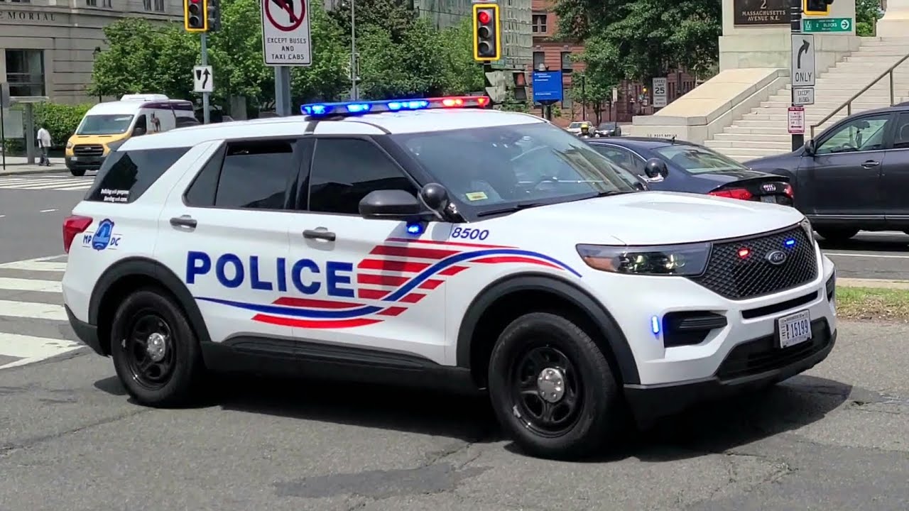 Washington D.C. Metropolitan Police Department Cruiser 8500 Responding 5-11-2025