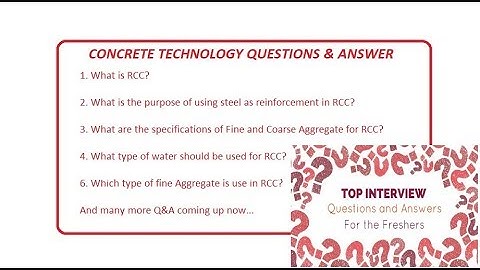 Concrete Technology Questions and Answer Part 1 | Civil Engineering Questions and Answer |