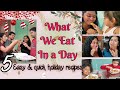 What We Eat In A Day| Quick and Easy Holiday Special MUST TRY Recipes| Dates Brownie & more