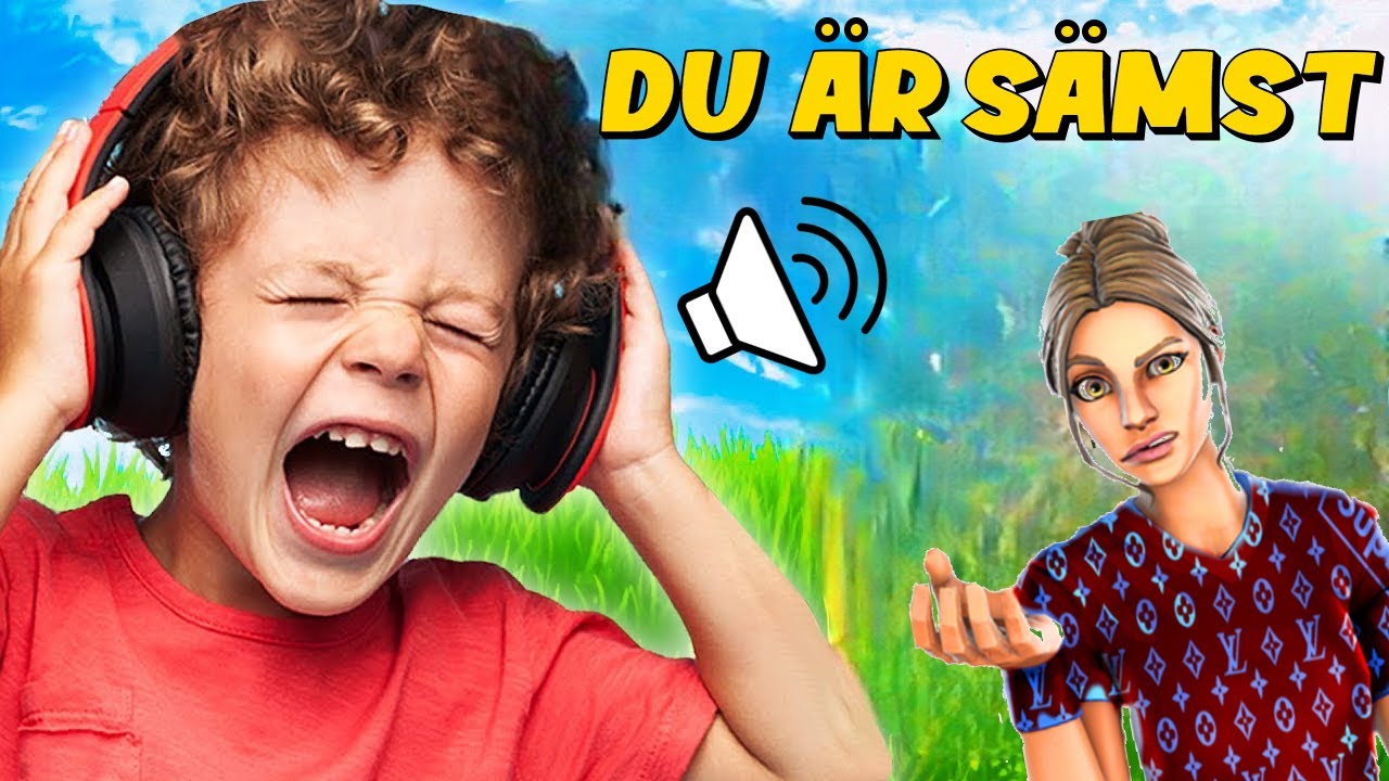 Trollar min vän MED EN 12 ÅRIG DAMP RÖST fortnite