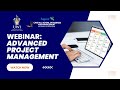 Advanced project management webinar  sagicor cave hill school of business and management the uwi