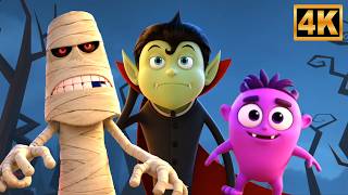 halloween song monsters pumpkins trick treat spooky kids
