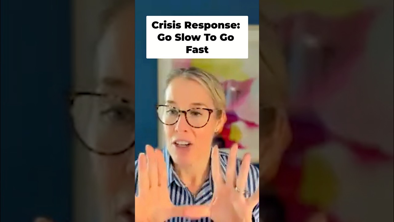 Go Slow To Go Fast