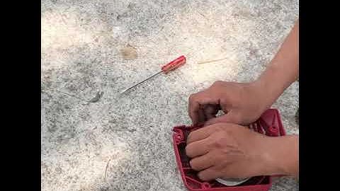 Quấn lại cốt và thay dây giật máy cưa xích