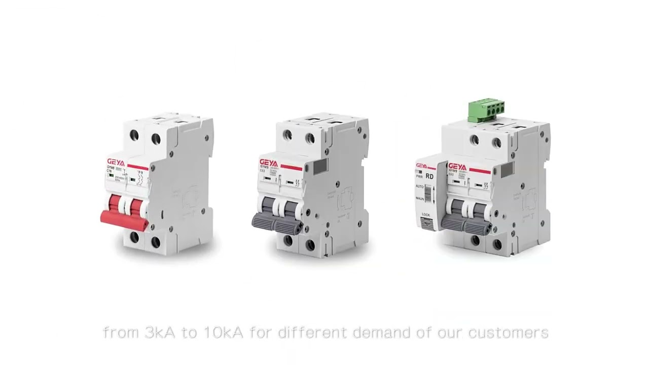 GEYA Type A RCD Auto Recloser Modular Circuit Breaker 40A 63A