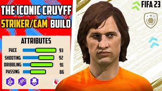 FIFA 23 PRO CLUBS - THE MOST *ICONIC* OVERPOWERED CAM/STRIKER BUILD ?? CRUYFF RECREATION BUILD/FACE