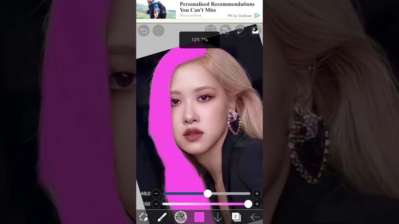 Video black pink hair rose pink so cute