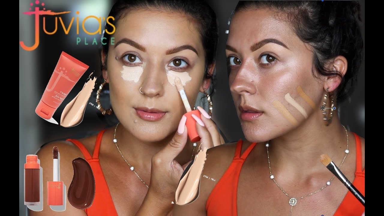 JUVIAS PLACE FOUNDATION, CONCEALER and POWDER FIRST IMPRESSIONS