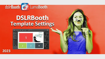 DSLR booth, Options and possibilities of the template editor