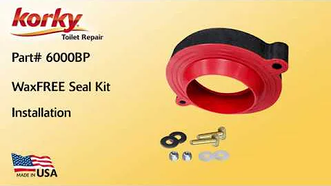 How to Install a Toilet without the Mess of a Wax Ring (6000BP)