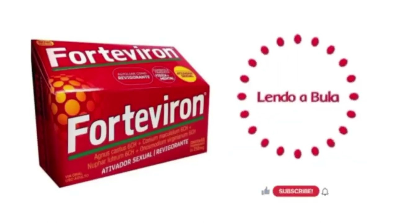 Forteviron O QUE DEVO SABER ANTES DE USAR ESTE MEDICAMENTO   Lendo a Bula  remedios  forteviron