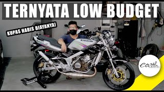 KUPAS TUNTAS BIAYA MODIFIKASI KAWASAKI NINJA R JADI VICTOR S, GA PERLU MAHAL UNTUK KECE  #MOTOVLOG