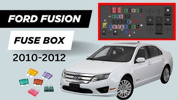 Ford Fusion Fuse Box & Relays Diagram + Location (2010/2011/2012)
