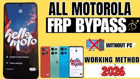 All Moto/Motorola Android 15  FRP Lock Bypass |  without PC  method 2026🔥