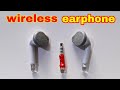 how to make wireless earphone with led sensor