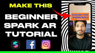 How to Make "Guess the Gibberish" Instagram Filter Spark AR Tutorial screenshot 4