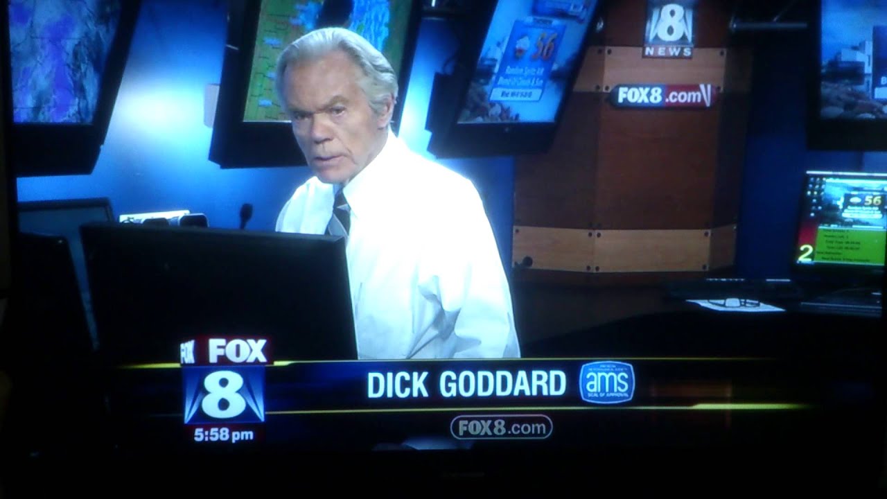 Dick Goddard distracted