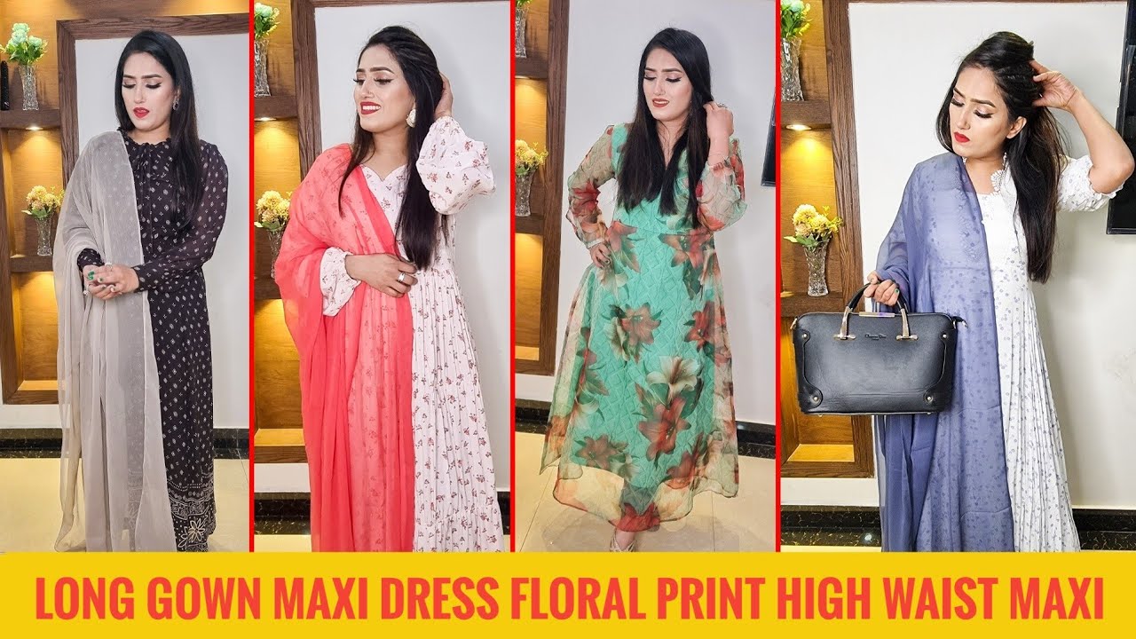 long floral maxi dress| dress design 2022  | long maxi dress design | maxi design 2022