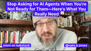 Stop Asking for AI Agents When You