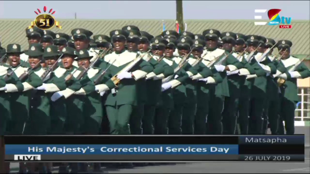 Performance by guard of honour || Eswatini Correctional Day 2019 - YouTube