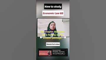 Economic Law Paper 6D | how to study economic law | CA final Economic laws paper 6d | #shorts #ca