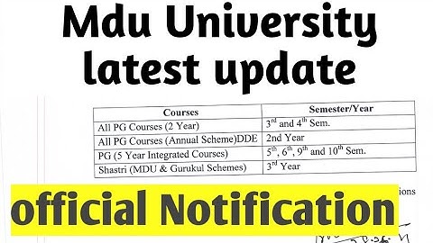 big update ll Mdu University latest update ll UG and PG additional improvement Reeapper