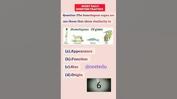 evolution important question🔥 || #Neet2023 #trending #neet #shorts #viral2022 #ytshorts