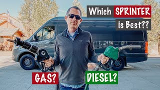Sprinter Van Gas Engine vs Diesel ⛽  Which is the BEST Sprinter for Your Van Build???