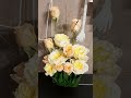 modern art flower arrangement