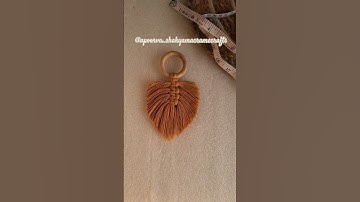how to make macrame leaf #macrame #christmasornaments #apoorva_shakyamacramecrafts #macrametutorials