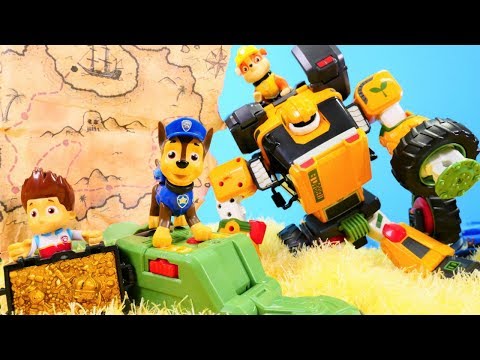 Hazine bulma oyunu! Paw Patrol ve Tobot T oyuncakları!