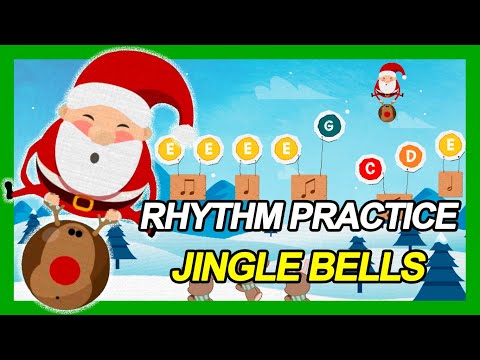 Jingle Bells Rhythm Practice - Boomwhakers - Kids Christmas