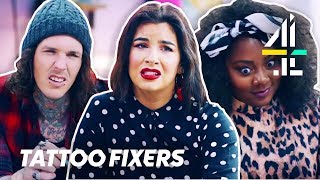 Most SHOCKING Tattoos on Tattoo Fixers!! | Part 2