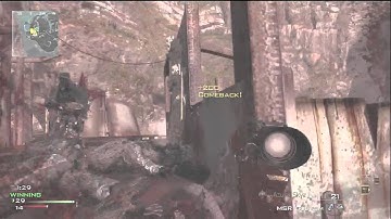Trickshot on aground, MW3
