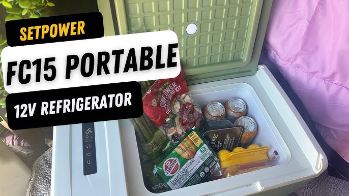 Setpower 15.8/21Qt FC15 Portable 12V Refrigerator With Free Accessorie