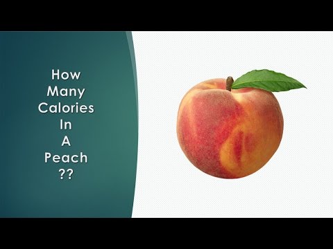 Video: How Many Calories Are In A Peach