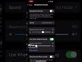 How to turn on Background Sounds