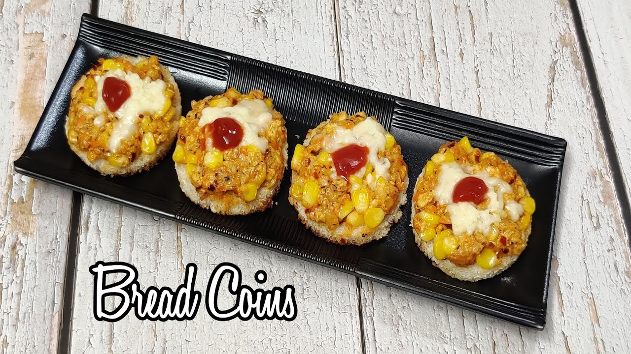 Bread Coins | Veg Starter | Snacks Recipe | Bread with Cheesy Veg Filling | Manisha Recipes