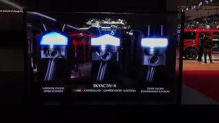Mazda Skyactiv-X technology demonstration