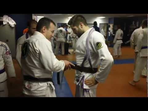 Nick Sanders Brown Belt awarded